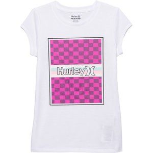 Hurley Checkered T-Shirt - Short Sleeve (For Big Girls)